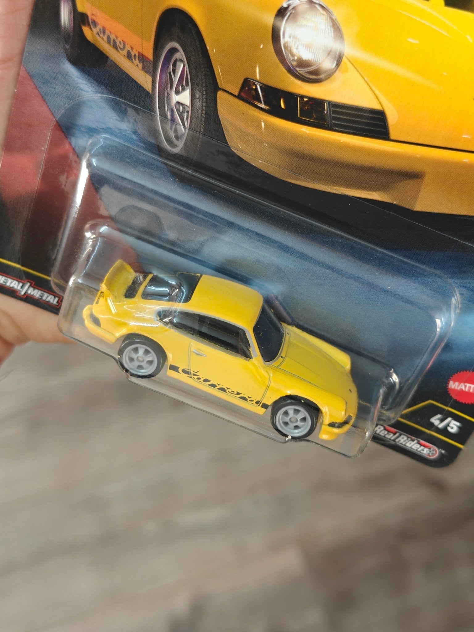 Premium Hot Wheels Porsche 911 Carrera RS 2.7 - Hammer Drop (Imported) - Kinder Logs