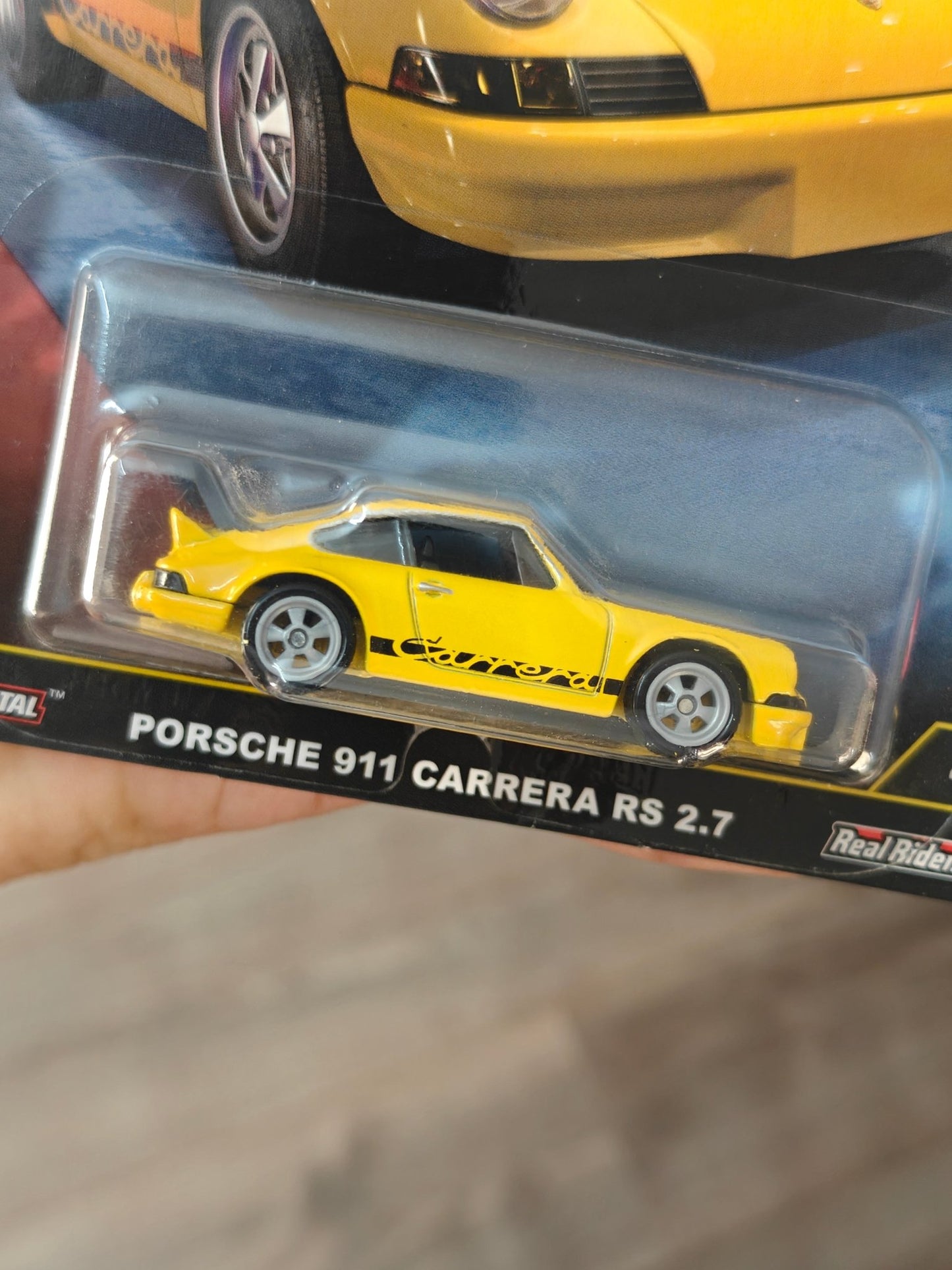 Premium Hot Wheels Porsche 911 Carrera RS 2.7 - Hammer Drop (Imported) - Kinder Logs