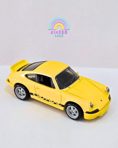 Premium Hot Wheels Porsche 911 Carrera RS 2.7 - Yellow (Uncarded) - Kinder Logs