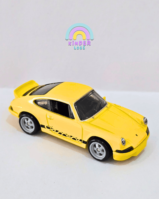 Premium Hot Wheels Porsche 911 Carrera RS 2.7 - Yellow (Uncarded) - Kinder Logs