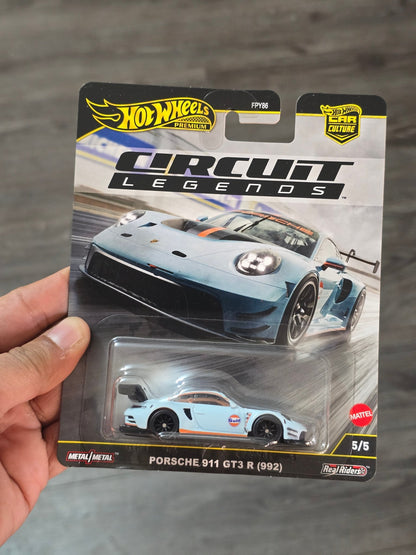 Premium Hot Wheels Porsche 911 GT3 R (992) - Circuit Legends (Imported) - Kinder Logs