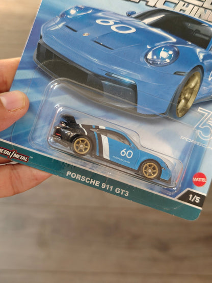 Premium Hot Wheels Porsche 911 GT3 - Speed Machines (Imported) - Kinder Logs