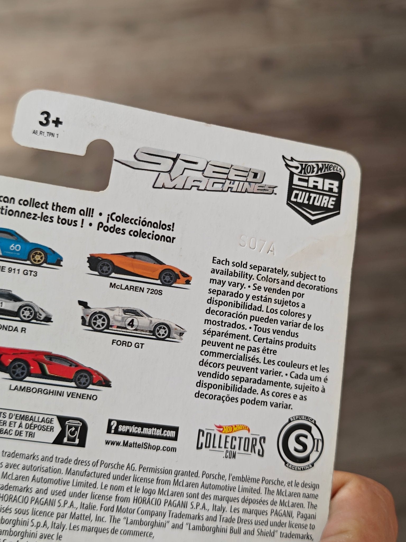 Premium Hot Wheels Porsche 911 GT3 - Speed Machines (Imported) - Kinder Logs