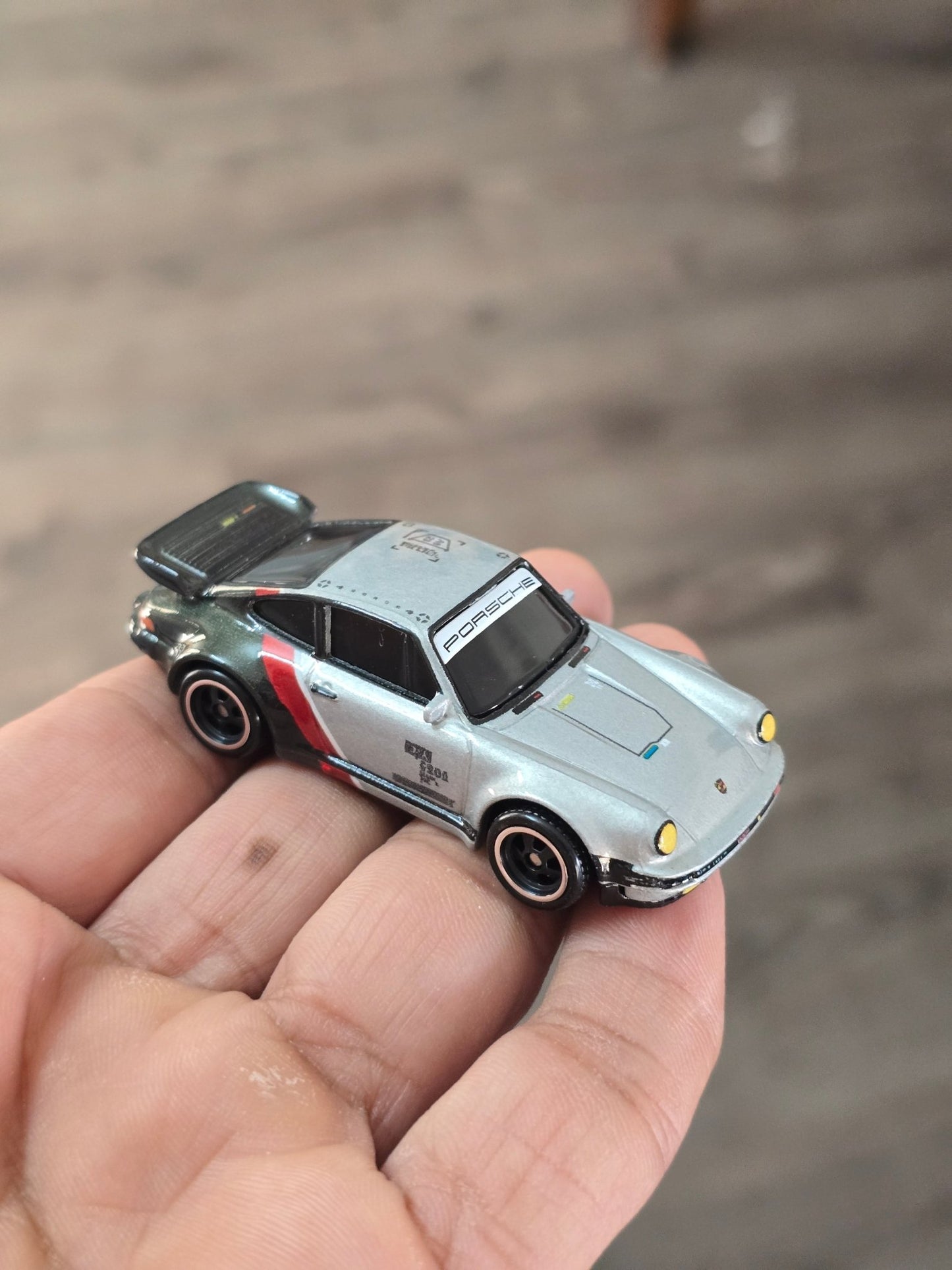 Premium Hot Wheels Porsche 911 Turbo (930) - Cyberpunk (Uncarded - New) - Kinder Logs
