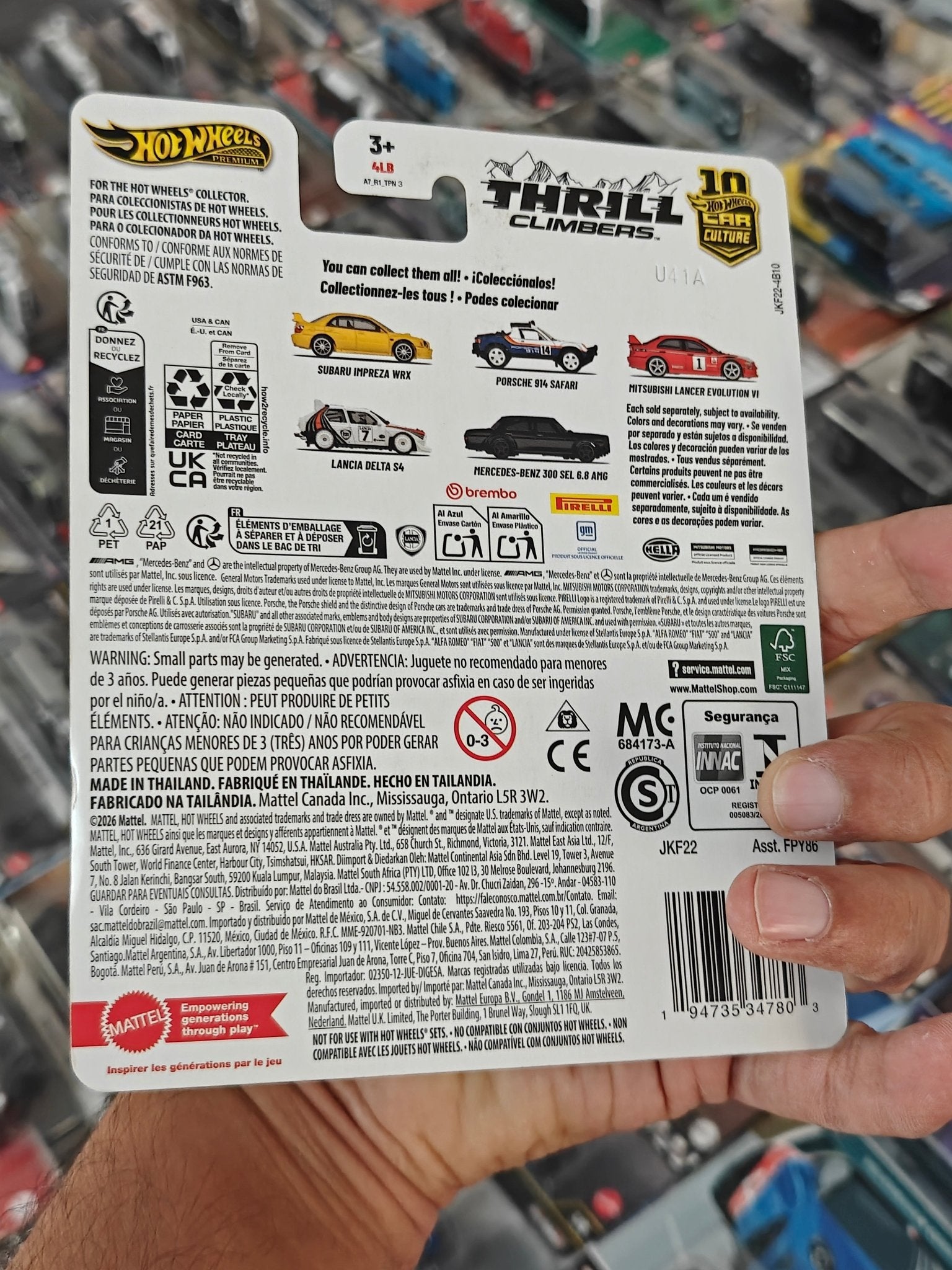 Premium Hot Wheels Porsche 914 Safari - Thrill Climbers (Imported) - Kinder Logs