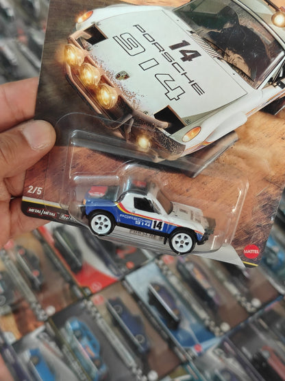 Premium Hot Wheels Porsche 914 Safari - Thrill Climbers (Imported) - Kinder Logs
