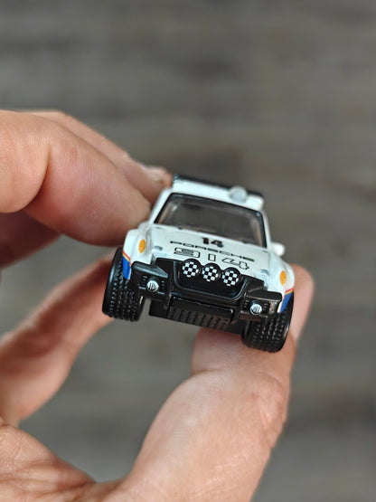 Premium Hot Wheels Porsche 914 Safari - White (Uncarded - New) - Kinder Logs