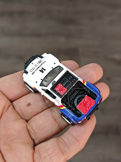 Premium Hot Wheels Porsche 914 Safari - White (Uncarded - New) - Kinder Logs