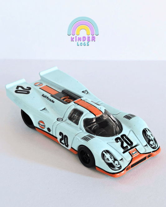 Premium Hot Wheels Porsche 917 K Gulf (Uncarded) - Kinder Logs
