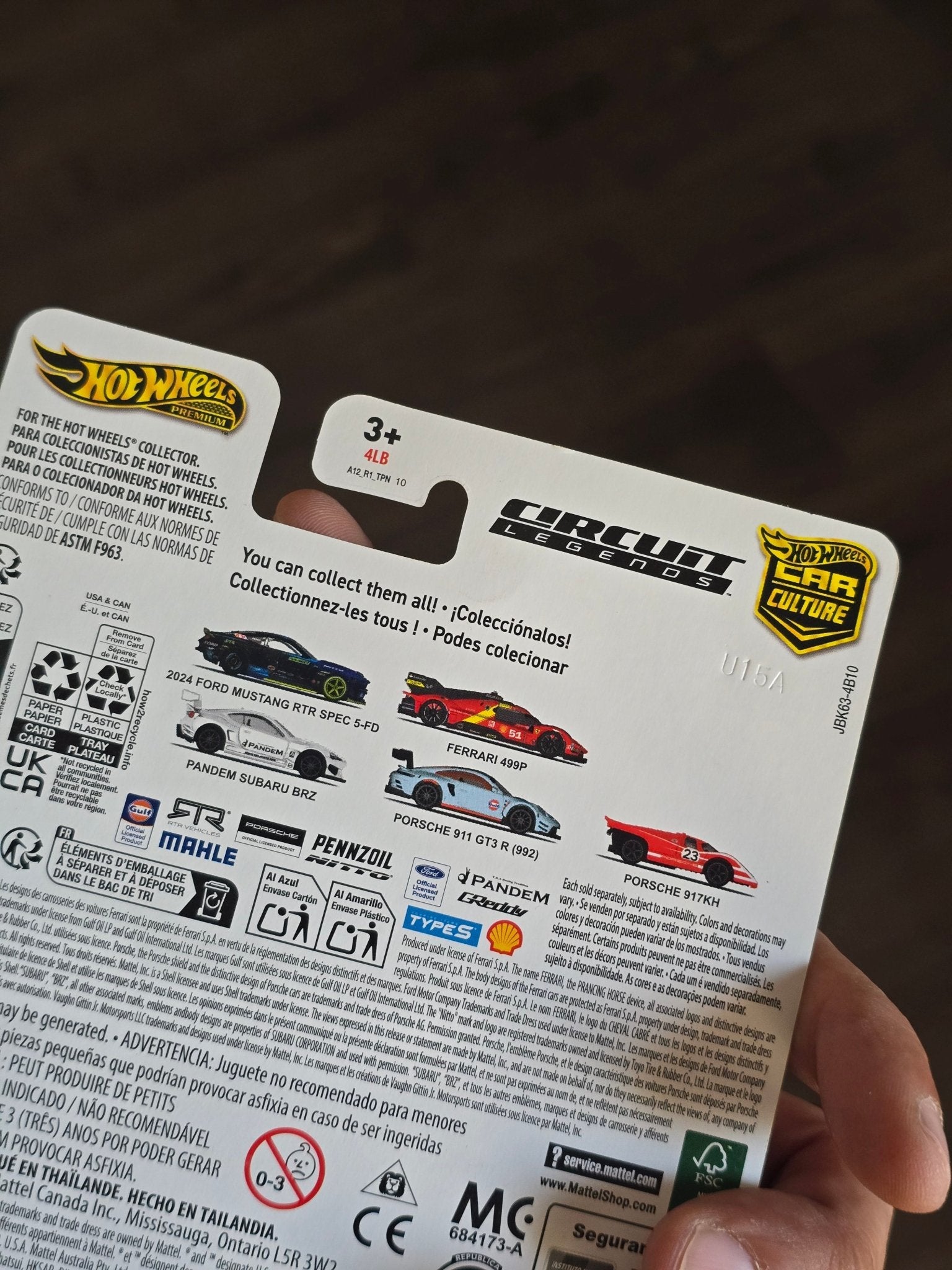 Premium Hot Wheels Porsche 917KH - Circuit Legends (Imported) - Kinder Logs