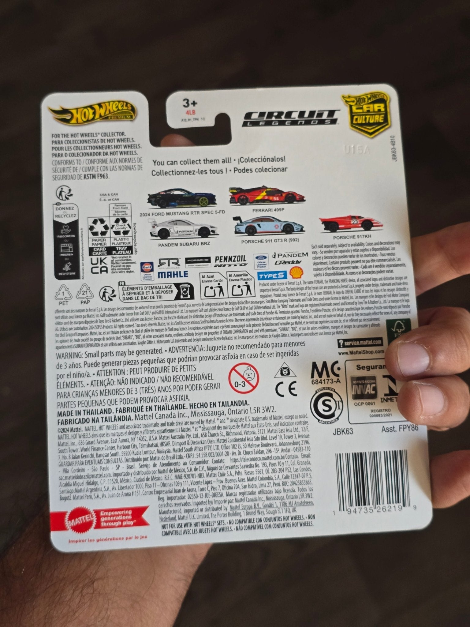 Premium Hot Wheels Porsche 917KH - Circuit Legends (Imported) - Kinder Logs