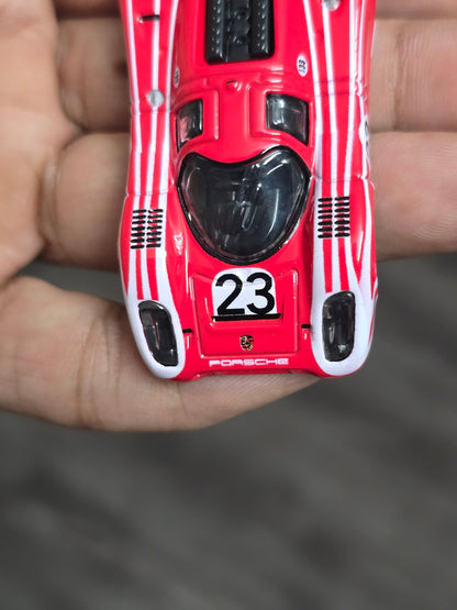 Premium Hot Wheels Porsche 917KH - Red (Uncarded - New) - Kinder Logs