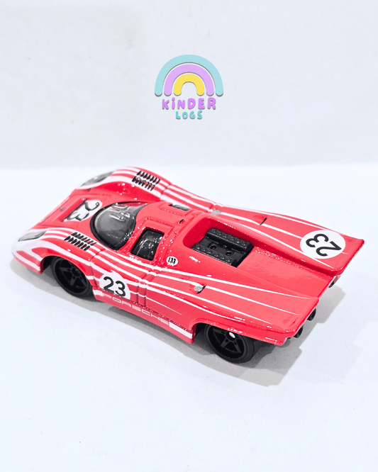 Premium Hot Wheels Porsche 917KH - Red (Uncarded - New) - Kinder Logs