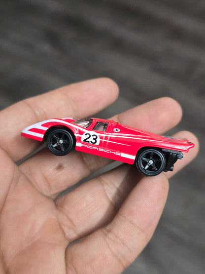 Premium Hot Wheels Porsche 917KH - Red (Uncarded - New) - Kinder Logs