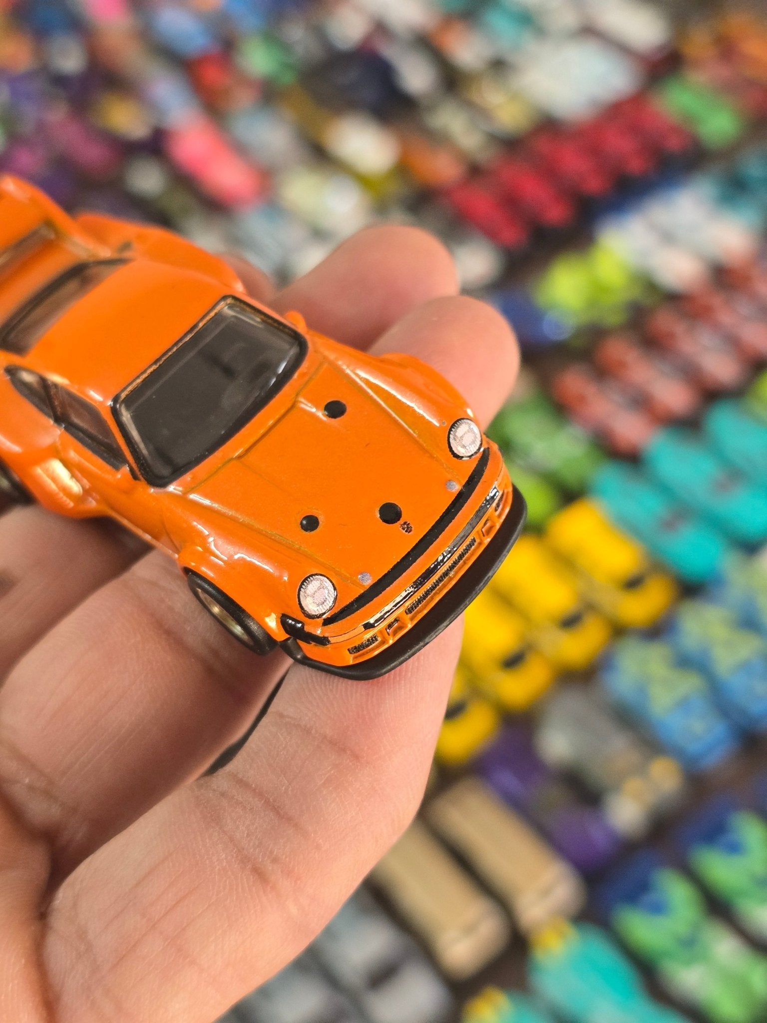 Premium Hot Wheels Porsche 934.5 - Orange (Uncarded - New) - Kinder Logs