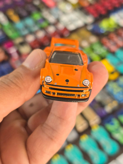 Premium Hot Wheels Porsche 934.5 - Orange (Uncarded - New) - Kinder Logs