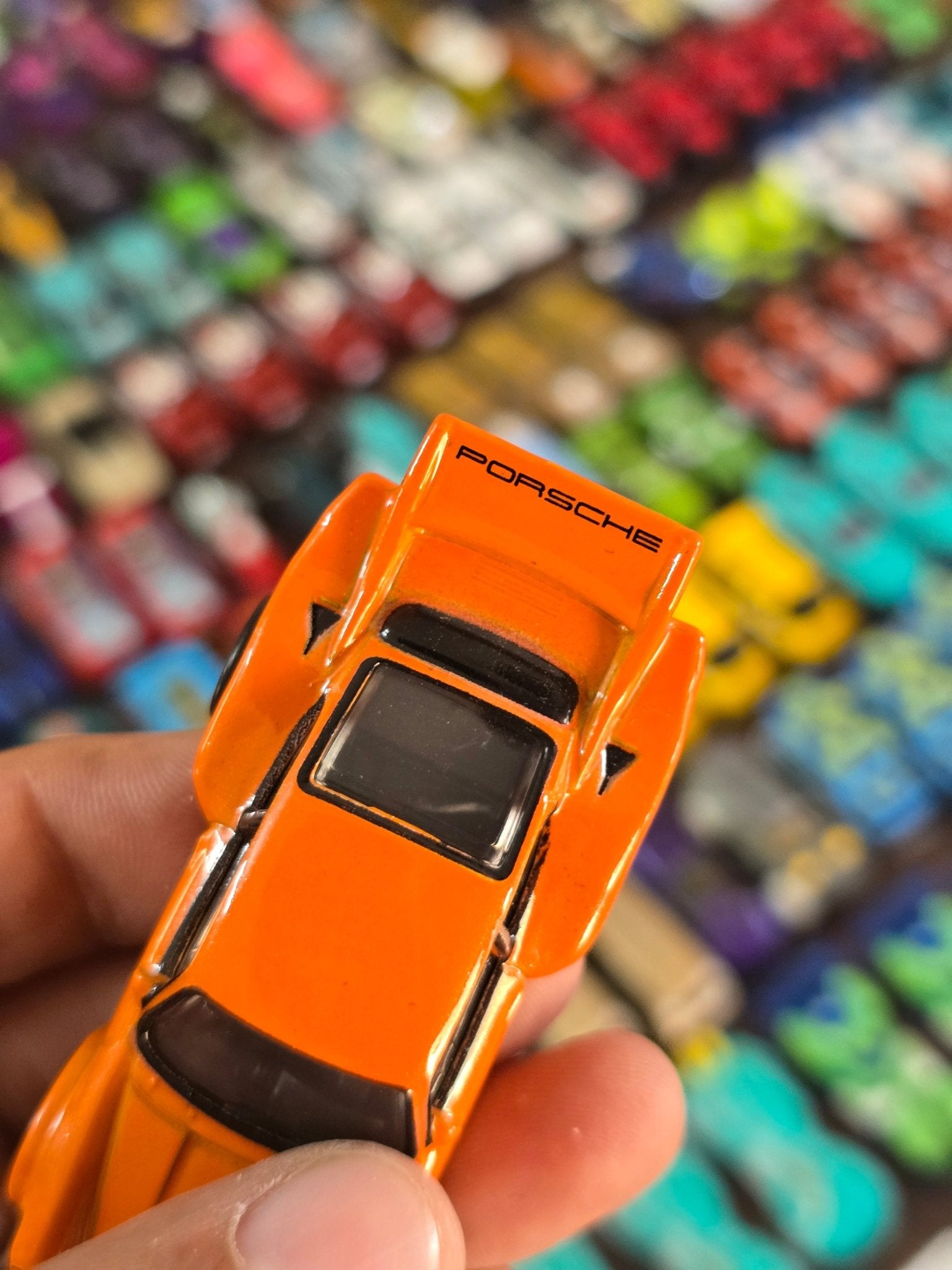 Premium Hot Wheels Porsche 934.5 - Orange (Uncarded - New) - Kinder Logs