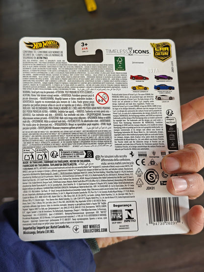 Premium Hot Wheels Porsche Carrera GT - Yellow - Timeless Icons (Imported) - Kinder Logs