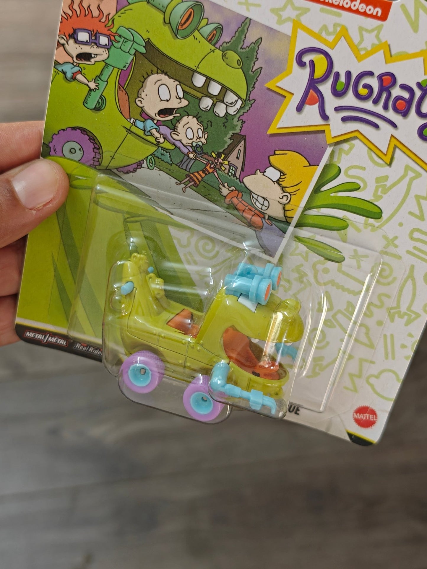 Premium Hot Wheels Reptar Wagon - Nickelodeon Rugrats (Imported) - Kinder Logs