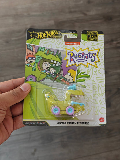 Premium Hot Wheels Reptar Wagon - Nickelodeon Rugrats (Imported) - Kinder Logs