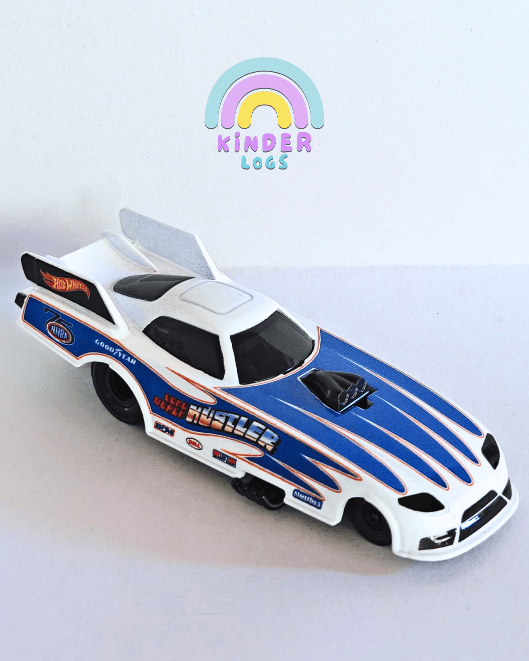 Premium Hot Wheels "Rob 'n' Pinks" Funny Car (Uncarded - New) - Kinder Logs