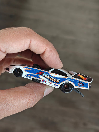 Premium Hot Wheels "Rob 'n' Pinks" Funny Car (Uncarded - New) - Kinder Logs