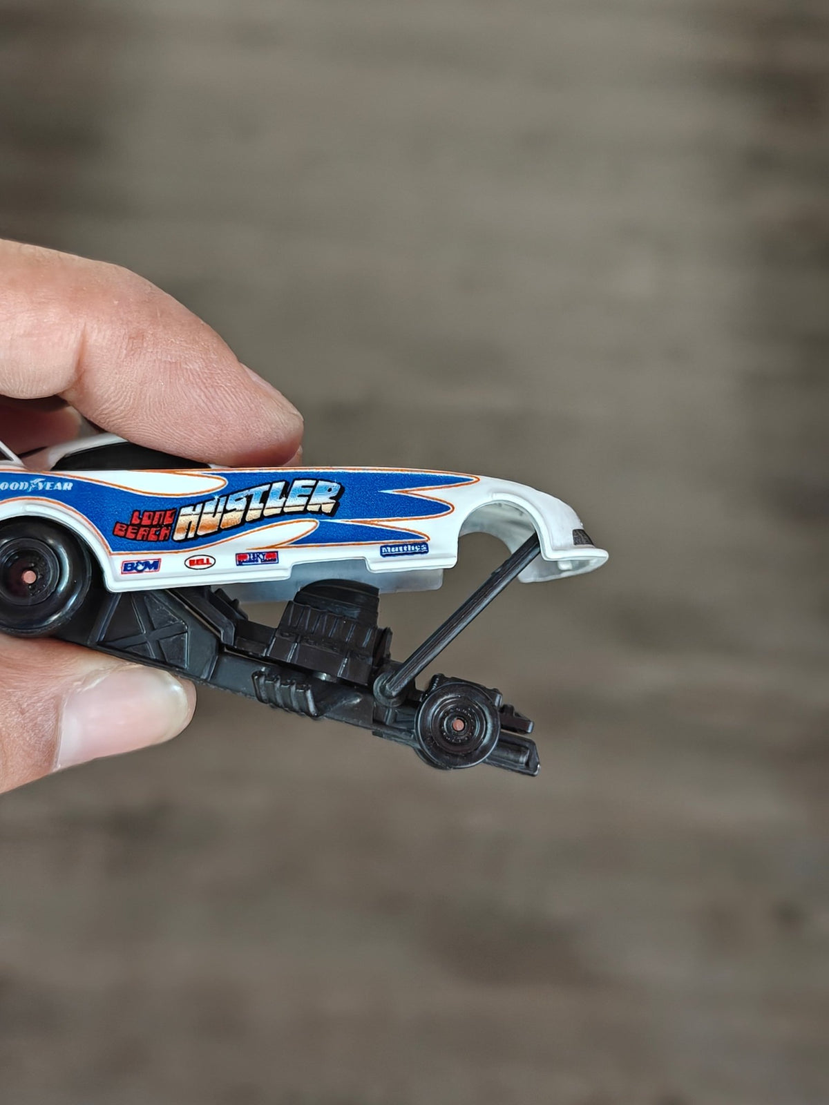 Premium Hot Wheels "Rob 'n' Pinks" Funny Car (Uncarded - New) - Kinder Logs