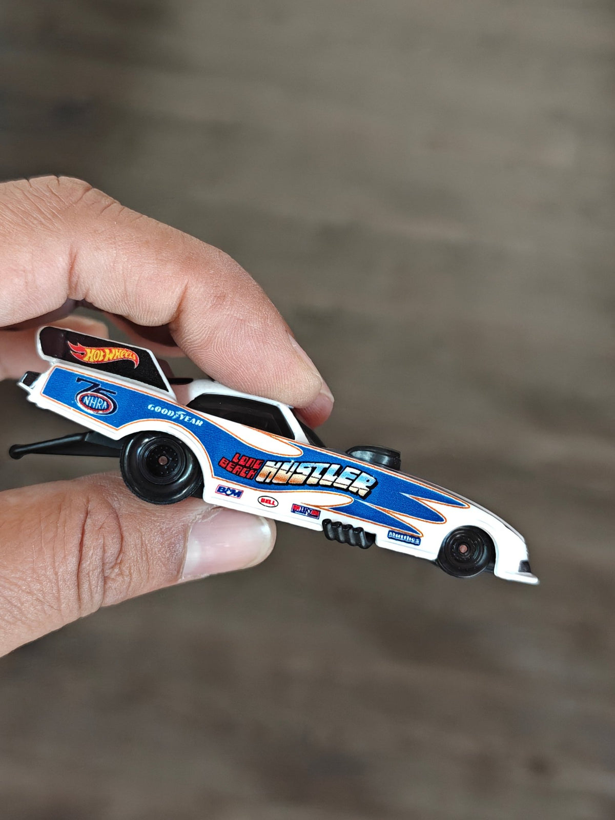 Premium Hot Wheels "Rob 'n' Pinks" Funny Car (Uncarded - New) - Kinder Logs