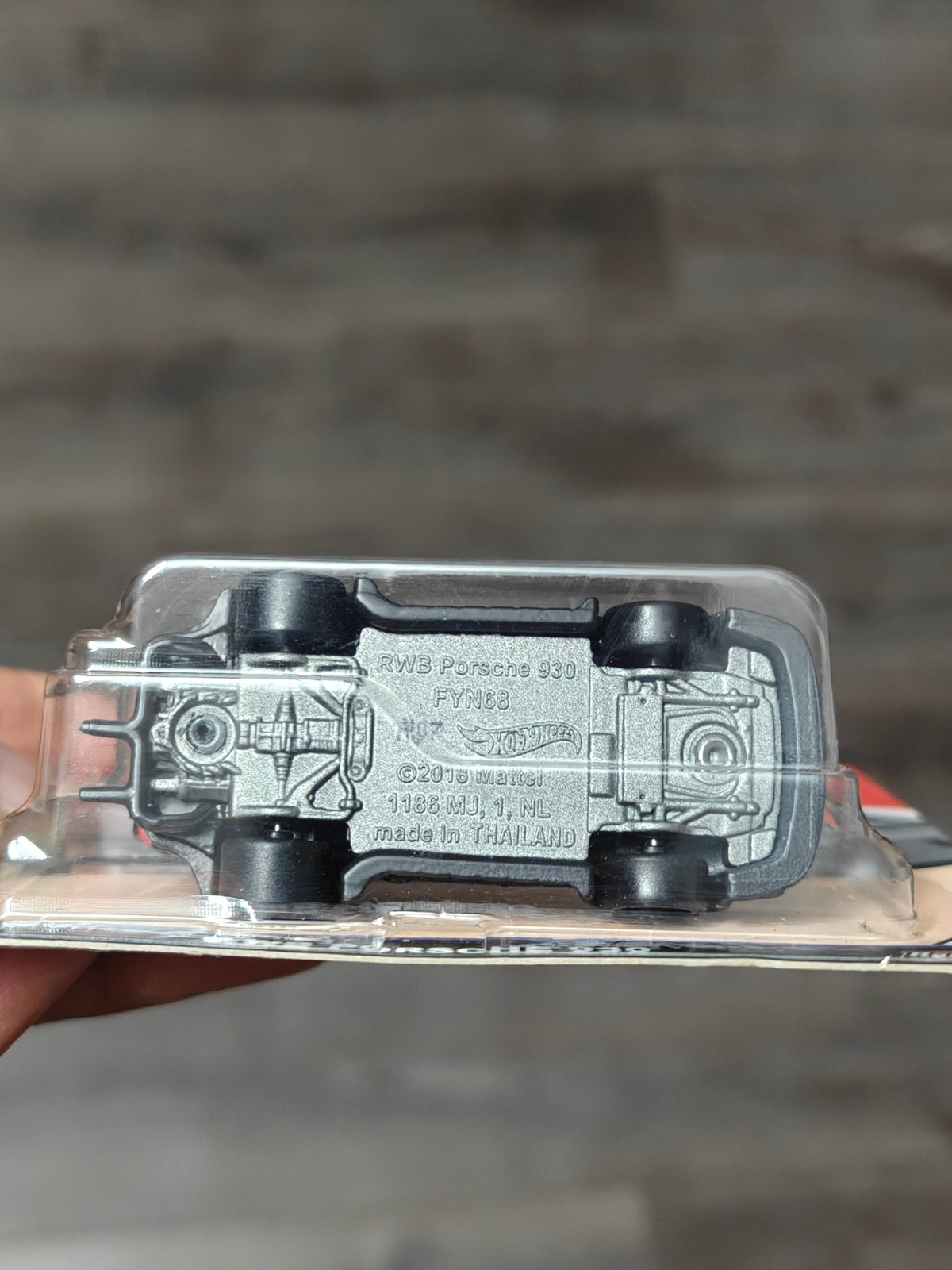 Premium Hot Wheels RWB Porsche 930 Silhouettes - Black (Slightly Creased Card) - Kinder Logs