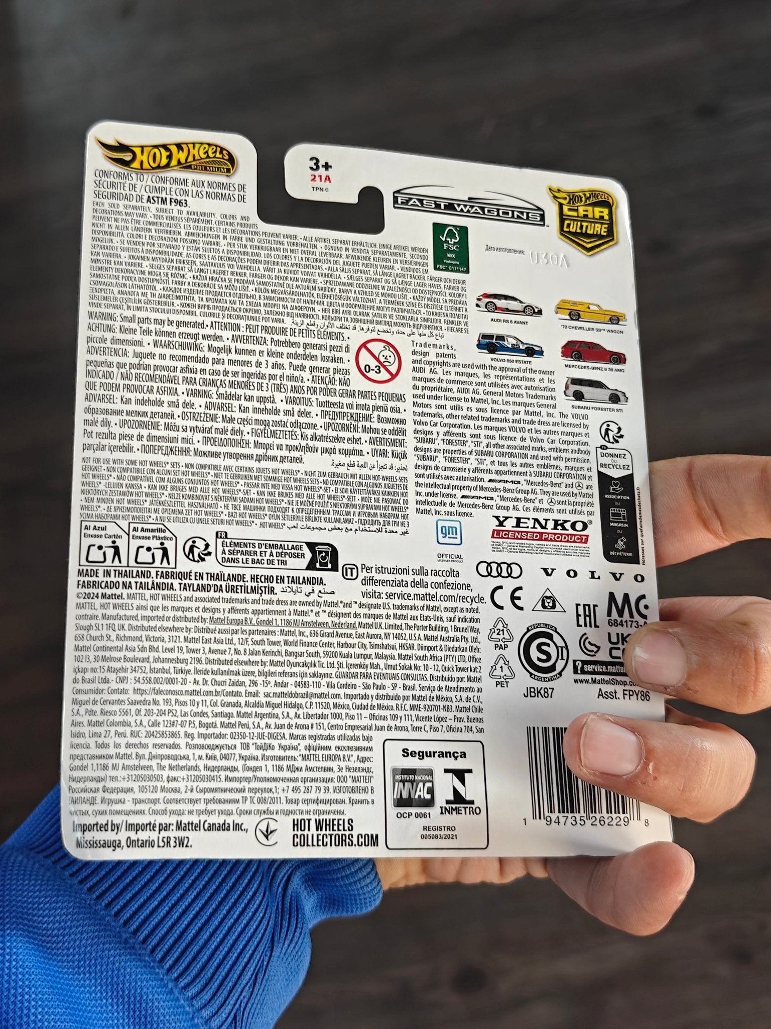 Premium Hot Wheels Subaru Forester STI - Fast Wagons (Imported) - Kinder Logs