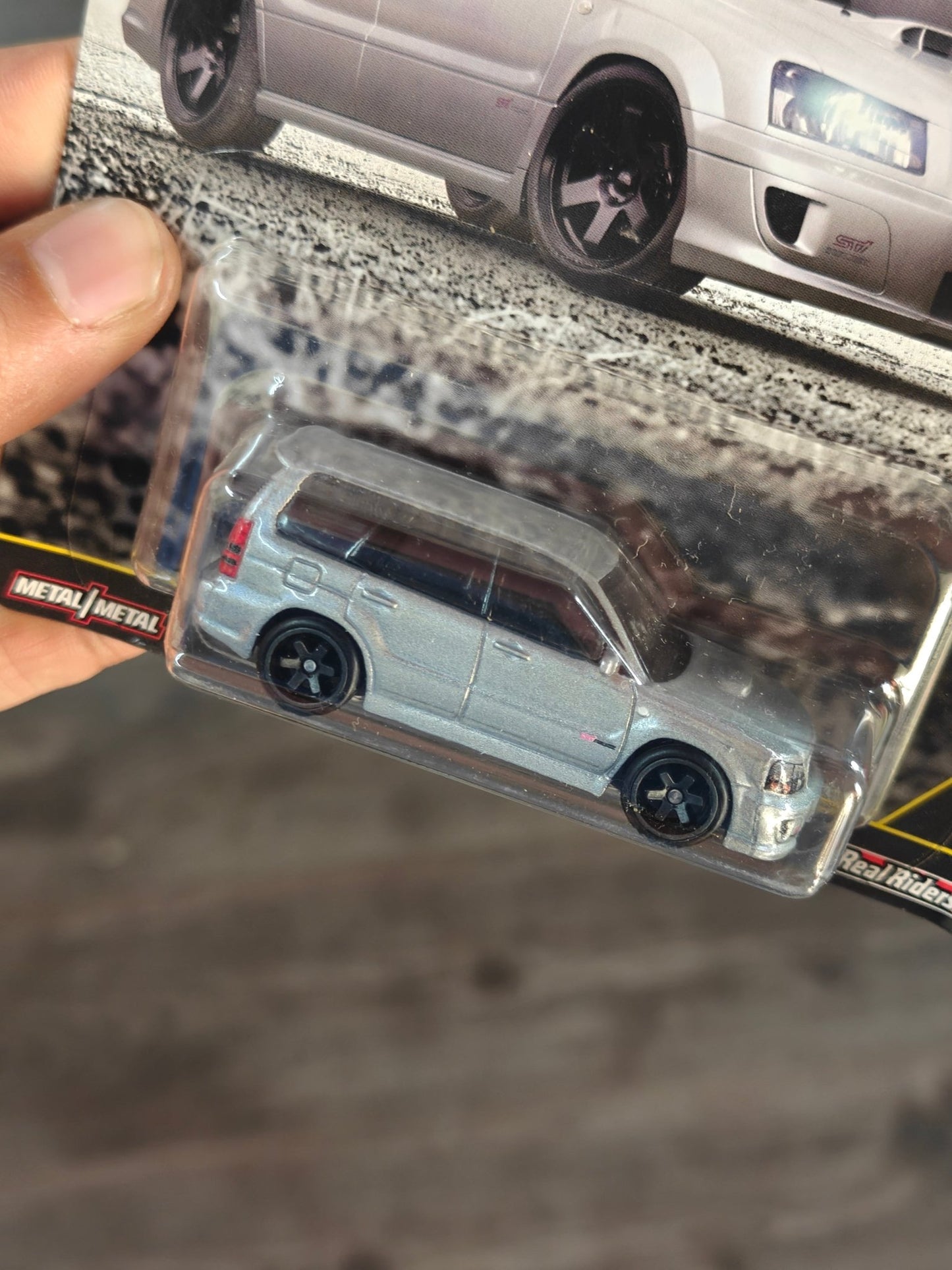 Premium Hot Wheels Subaru Forester STI - Fast Wagons (Imported) - Kinder Logs