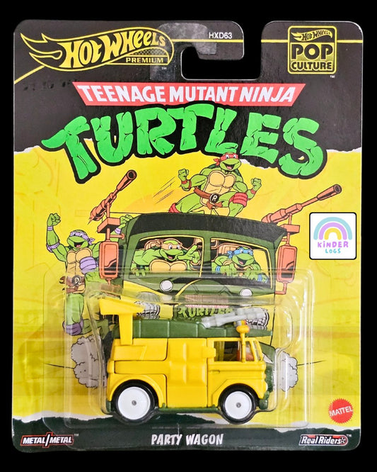 Premium Hot Wheels Teenage Mutant Ninja Turtles Party Wagon - Kinder Logs