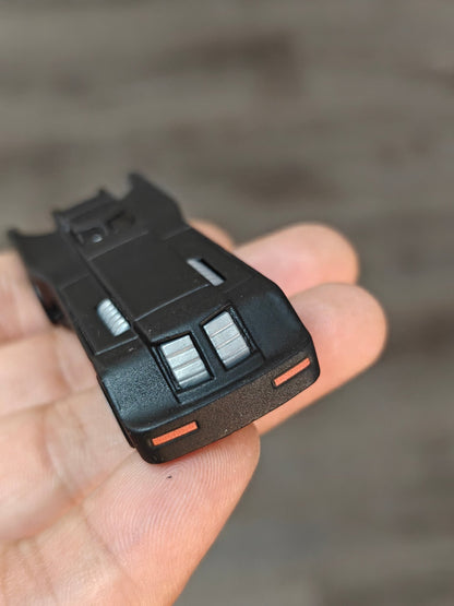 Premium Hot Wheels 'The Animated Series Batmobile' - Matte Black (Uncarded - New) - Kinder Logs