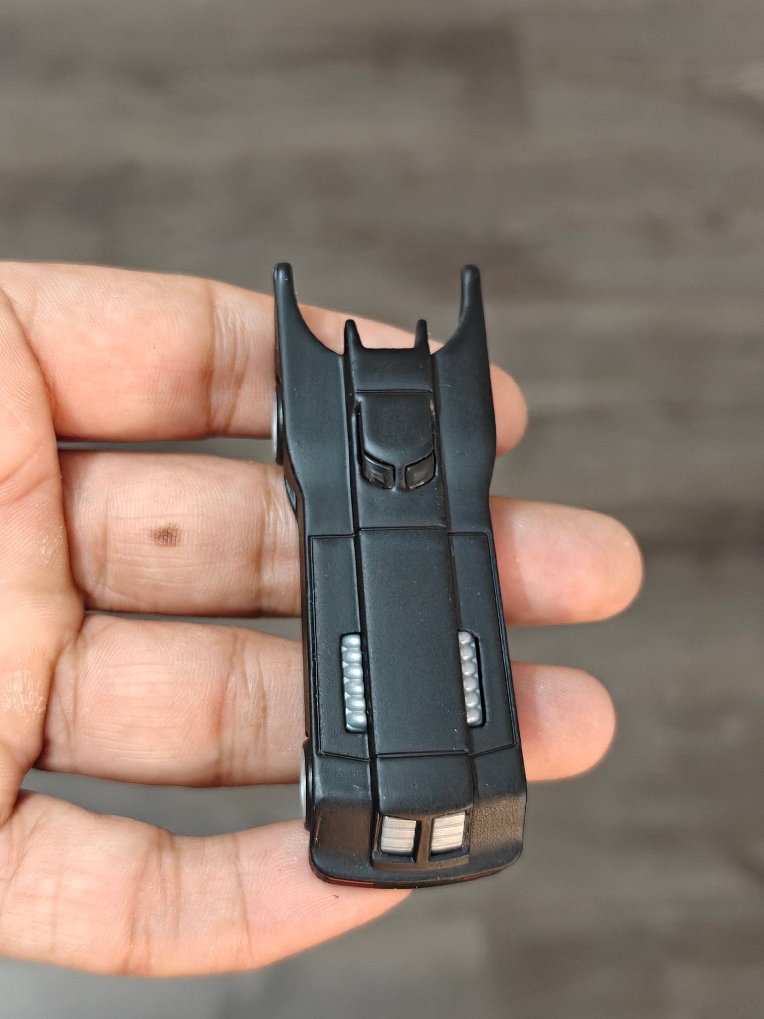 Premium Hot Wheels 'The Animated Series Batmobile' - Matte Black (Uncarded - New) - Kinder Logs