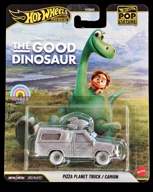 Premium Hot Wheels 'The Good Dinosaur' Pizza Planet Truck (Imported) - Kinder Logs