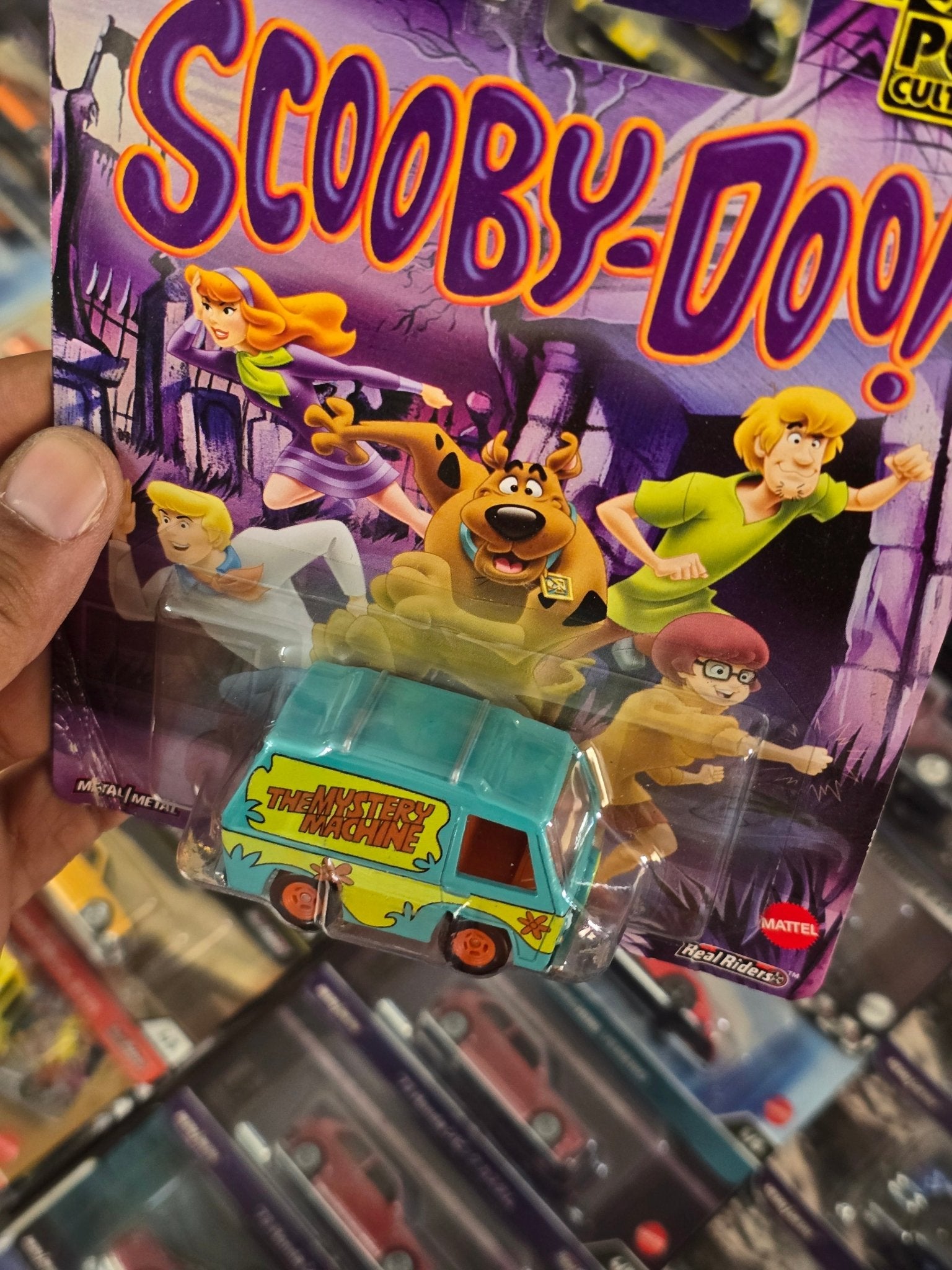Premium Hot Wheels 'The Mystery Machine' (Creased Card) - Kinder Logs