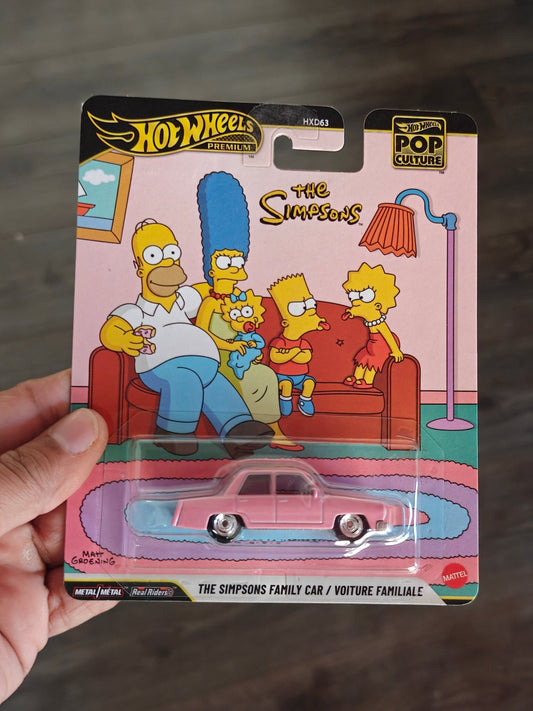 Premium Hot Wheels 'The Simpsons Family Car' (Imported) - Kinder Logs