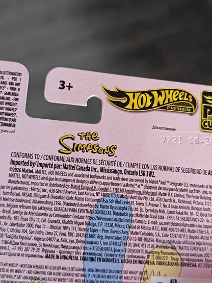 Premium Hot Wheels 'The Simpsons Family Car' (Imported) - Kinder Logs