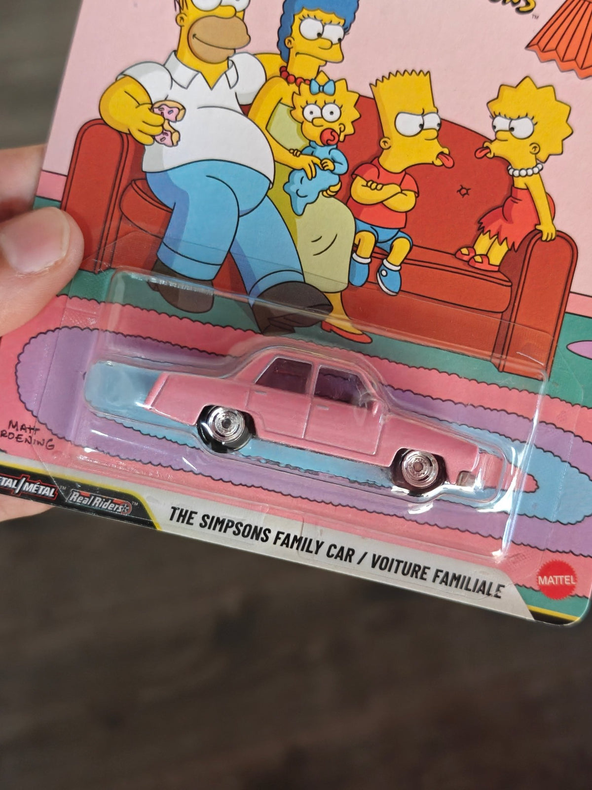 Premium Hot Wheels 'The Simpsons Family Car' (Imported) - Kinder Logs