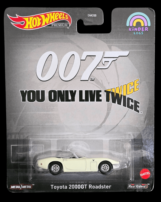 Premium Hot Wheels Toyota 2000GT Roadster - James Bond 007 - Kinder Logs
