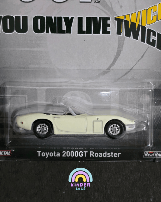Premium Hot Wheels Toyota 2000GT Roadster - James Bond 007 - Kinder Logs