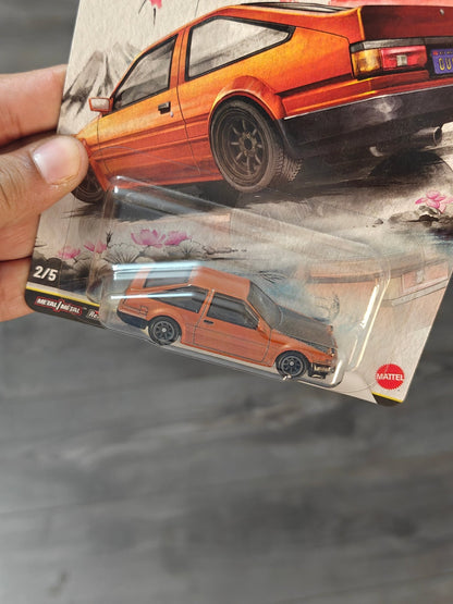 Premium Hot Wheels Toyota AE86 Sprinter Trueno - Japan Historics 5 (Imported) - Kinder Logs