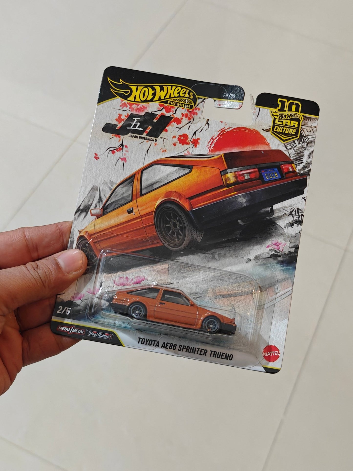 Premium Hot Wheels Toyota AE86 Sprinter Trueno - Japan Historics 5 (Imported) - Kinder Logs