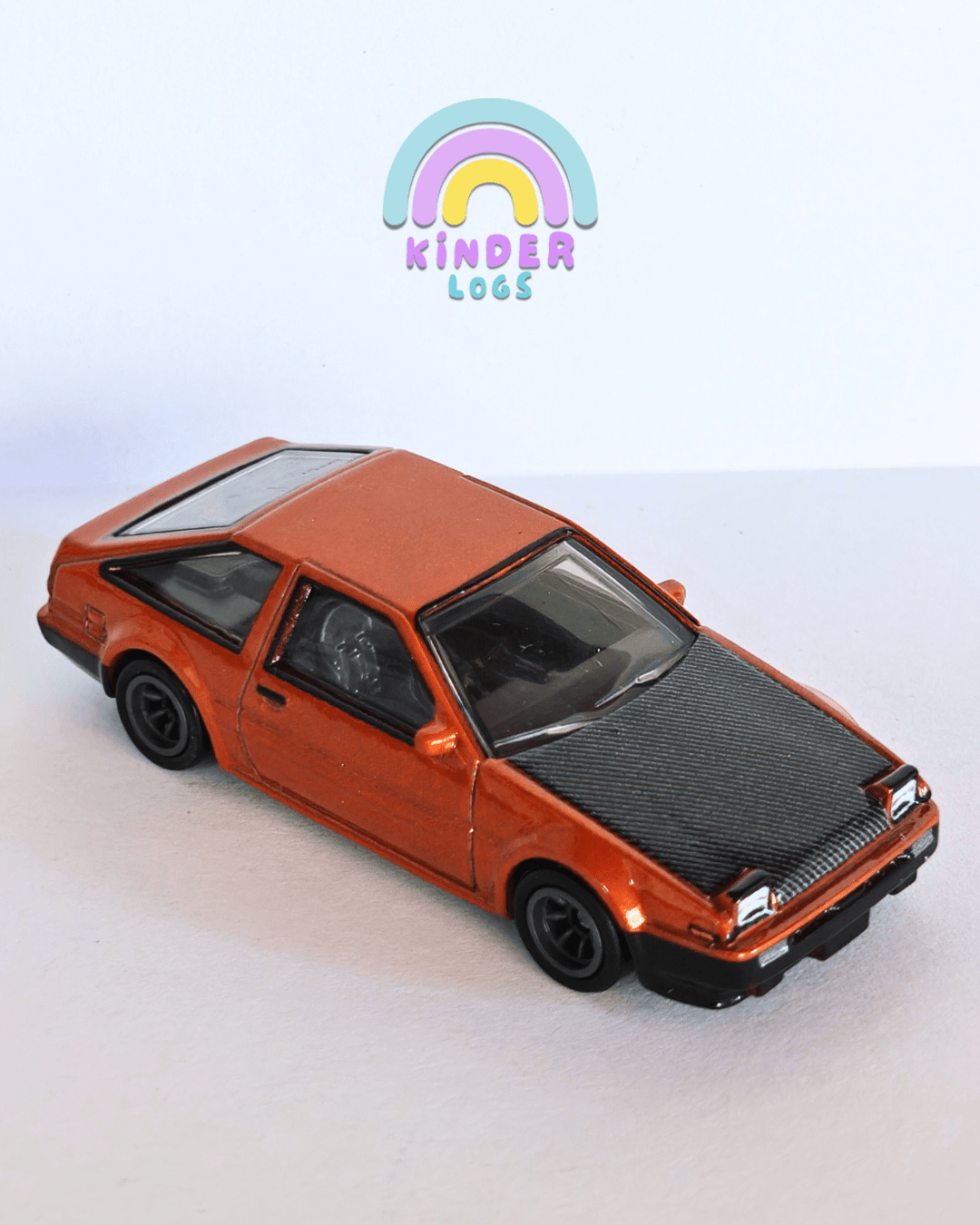 Premium Hot Wheels Toyota AE86 Sprinter Trueno - Orange (Uncarded - New) - Kinder Logs