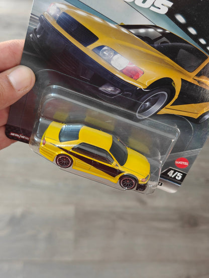 Premium Hot Wheels Toyota Chaser JZX 100 - Fast & Furious (Imported) - Kinder Logs