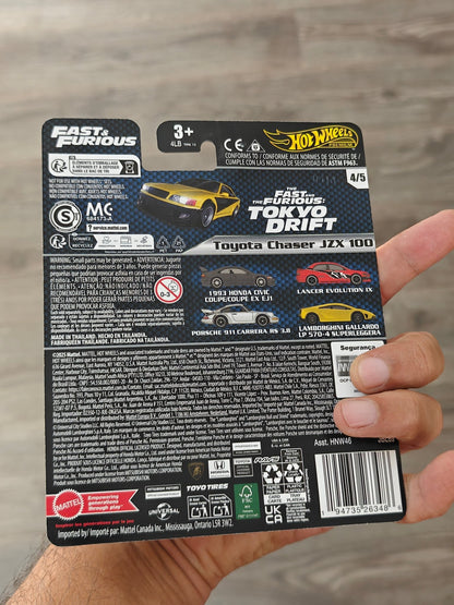 Premium Hot Wheels Toyota Chaser JZX 100 - Fast & Furious (Imported) - Kinder Logs