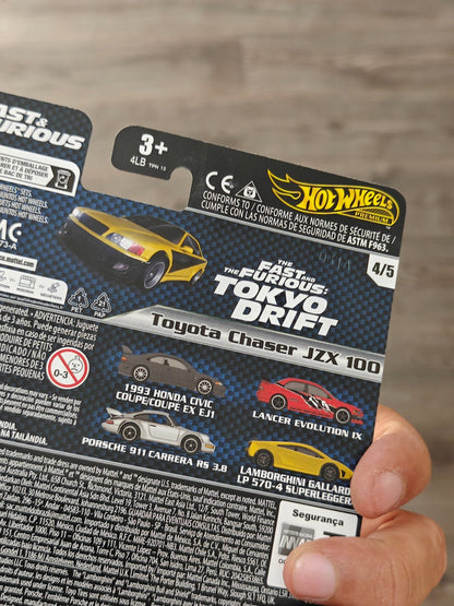 Premium Hot Wheels Toyota Chaser JZX 100 - Fast & Furious (Imported) - Kinder Logs
