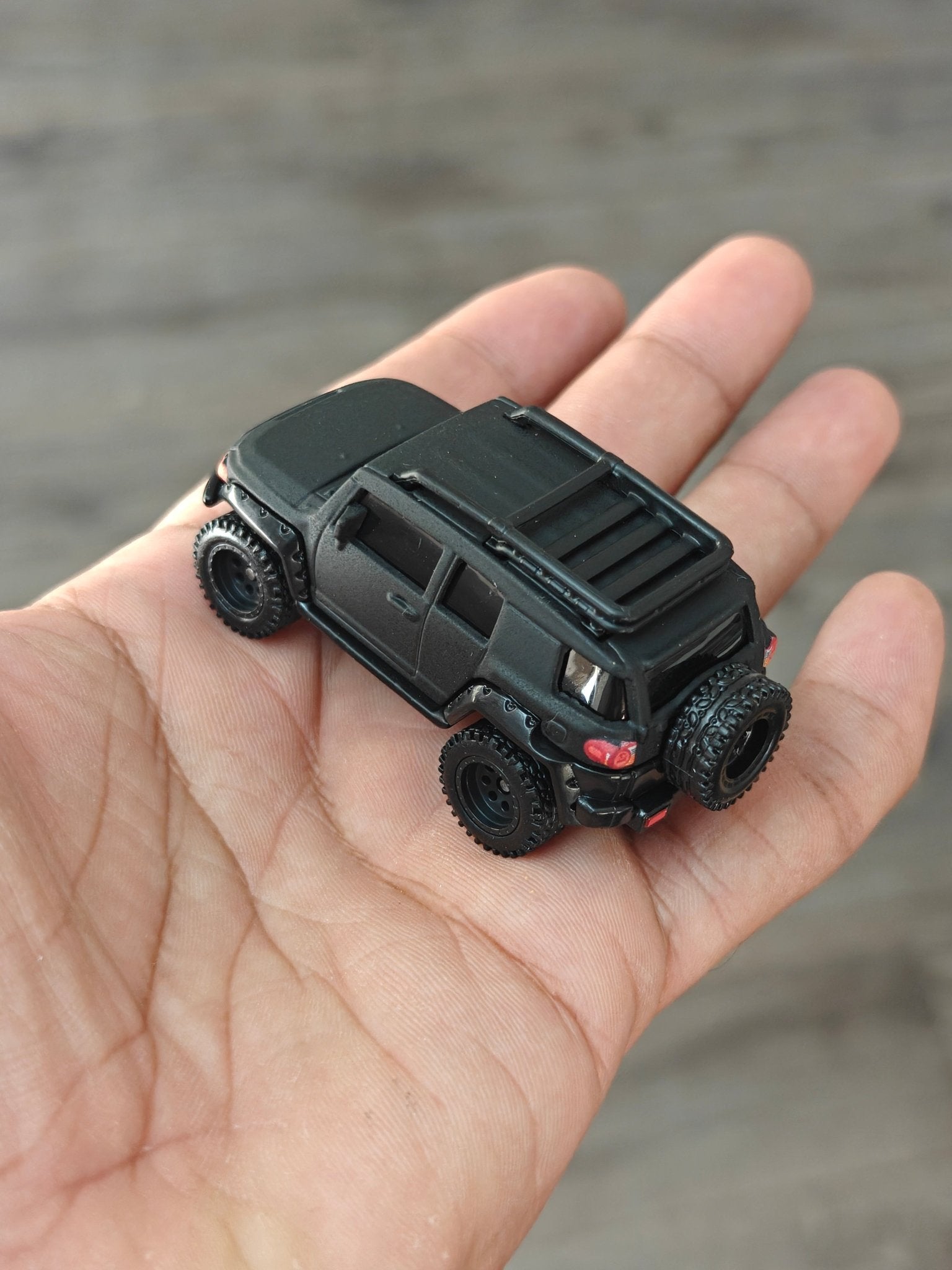 Premium Hot Wheels Toyota FJ Cruiser - Black (Uncarded - New) - Kinder Logs