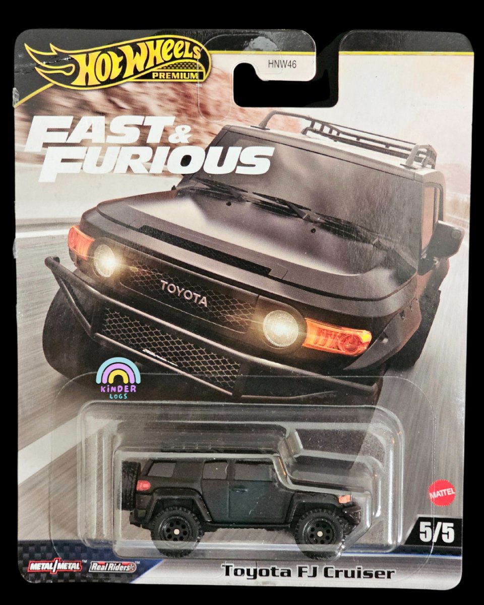 Premium Hot Wheels Toyota FJ Cruiser - Fast & Furious - Kinder Logs