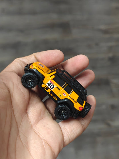 Premium Hot Wheels Toyota FJ Cruiser - Orange (Uncarded - New) - Kinder Logs